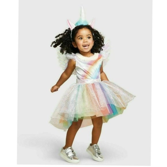 Hyde & EEK! Boutique Rainbow Unicorn Costume 18-24 Months - Picture 1 of 4